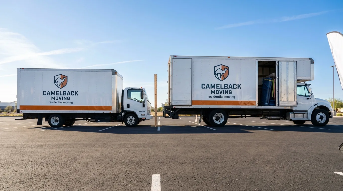 Moving truck size capacity guide in Trumansburg